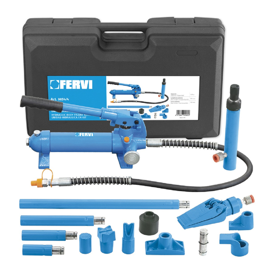 Fervi 0054/10 Operation And Maintenace Manual