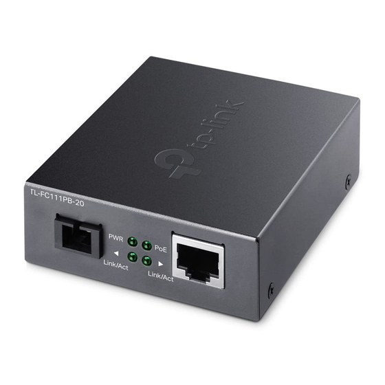 TP-Link Omada FC111PB-20 Manual