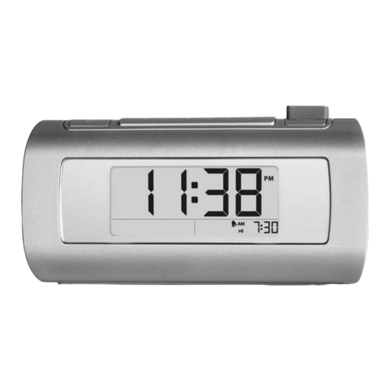 Brookstone TIMESMART Self-Setting Clock Radio User Manual