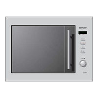 SHARP R-61FBST Operation Manual With Cookbook