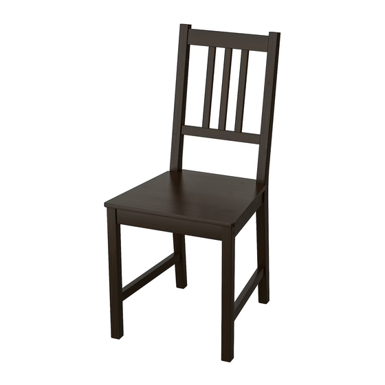 IKEA STEFAN Assembly Instructions Manual