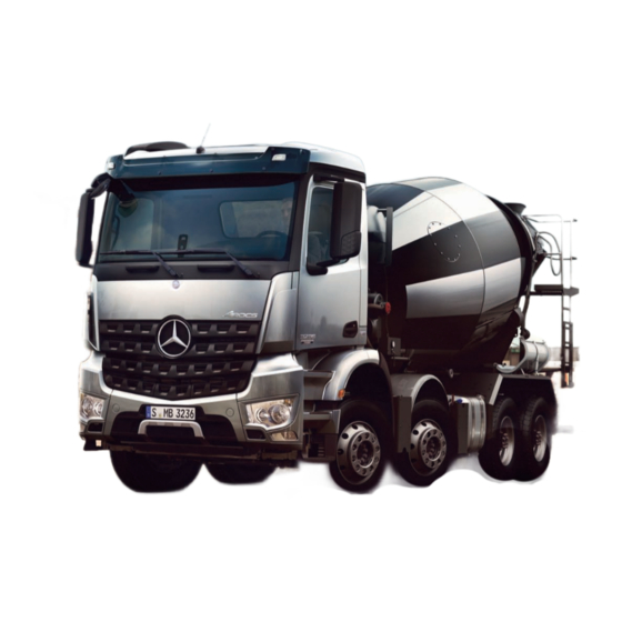 Mercedes-Benz Arocs Introduction Into Service Manual