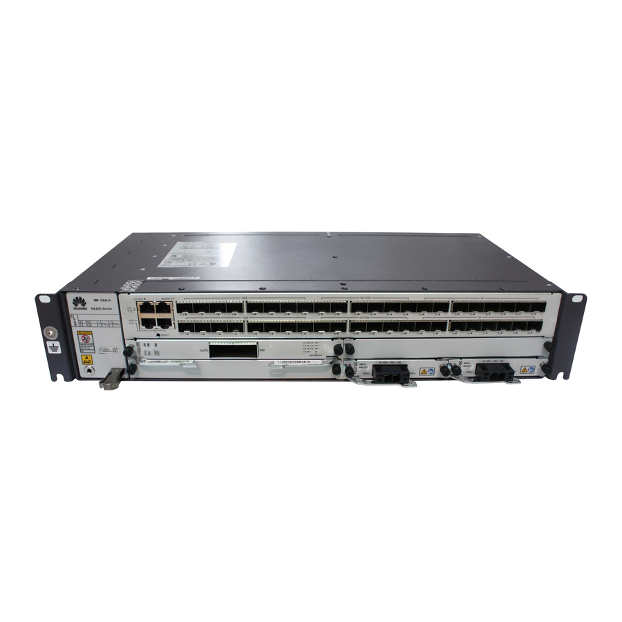 Huawei NE40E-M2F Hardware Description