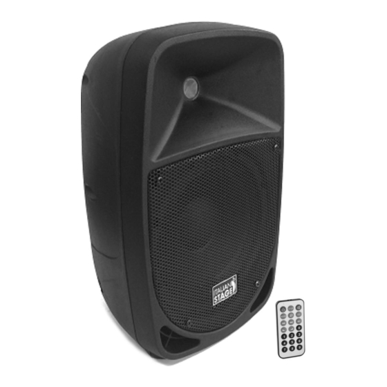 User Manuals: ITALIAN STAGE IS P108AUB Speaker System