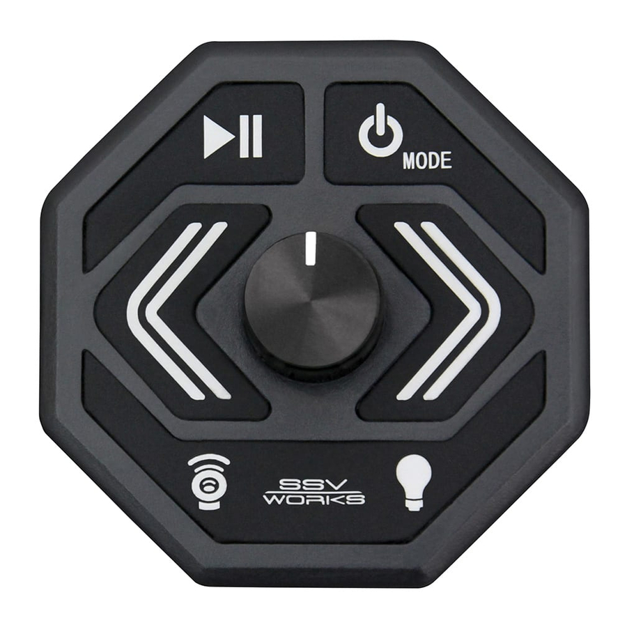 SSV Works MRB2 - Bluetooth Media Controller Installation And Manual