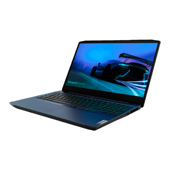 Lenovo IdeaPad Gaming 3 Series Quick Start Manual