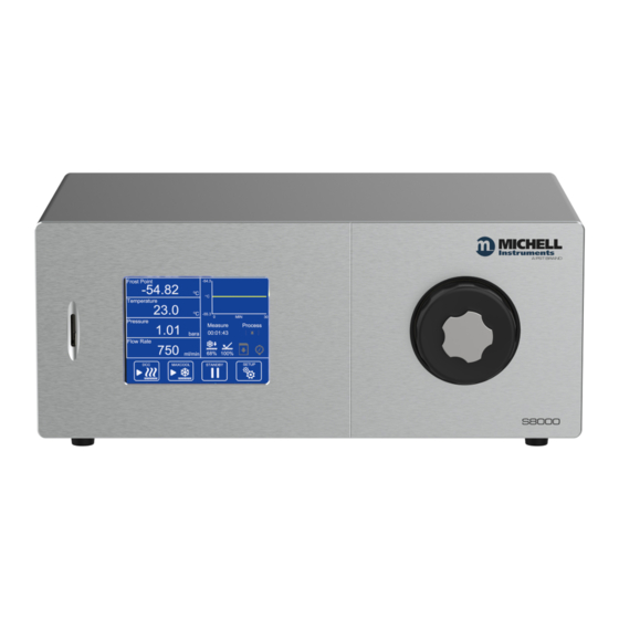 PST MICHELL Instruments S8000 User Manual