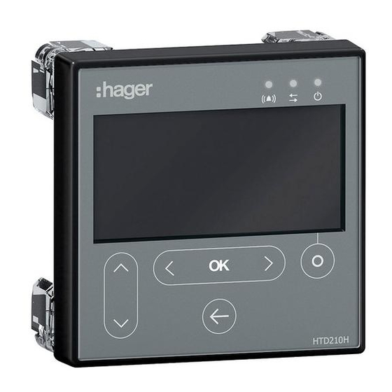 hager HTD210H User Manual