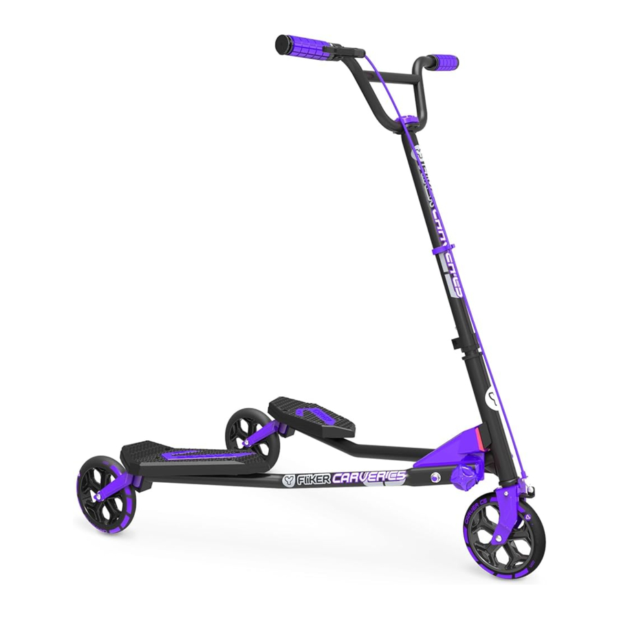 Y-Volution FLIKER CARVER C5, FLIKER C5 - Scooter Manual