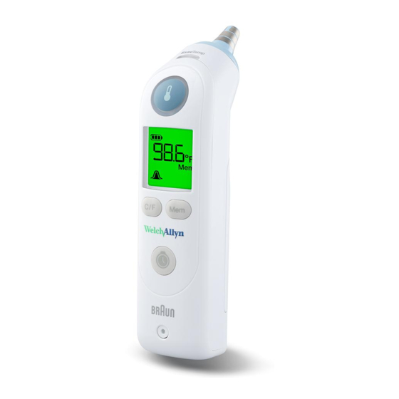 Braun ThermoScan PRO 6000 Cleaning And Maintenance Manual
