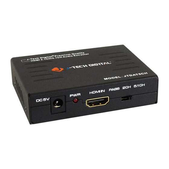 J-Tech Digital JTDAT5CH User Manual