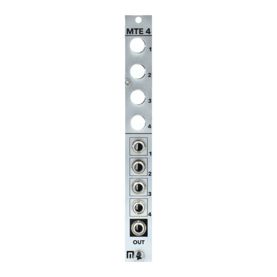 Malekko MUTE 4 Manual