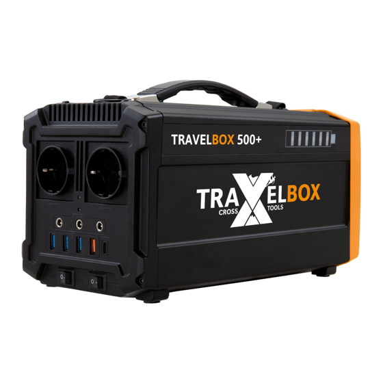 Cross Tools TRAVELBOX 500+ Operating	 Instruction
