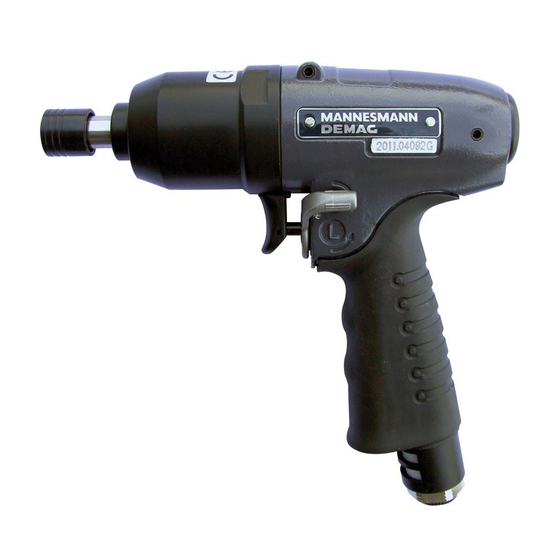 Mannesmann Demag RRI-50AT Impulse Wrench Manuals