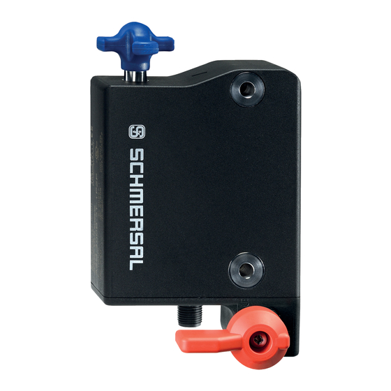 schmersal AZM300B-I1-ST- Instructions For Operation Manual