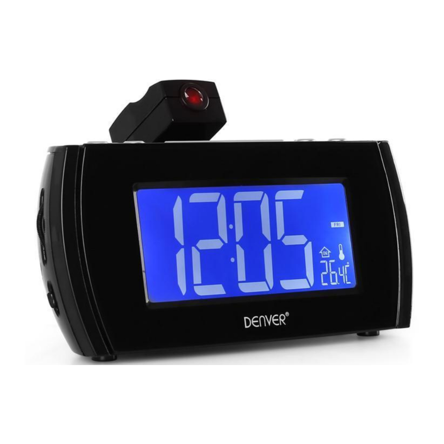 Denver CRP-514 Alarm Clock Radio Manual