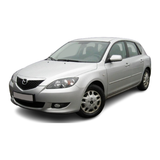 Mazda 3 2004 Owner's Manual