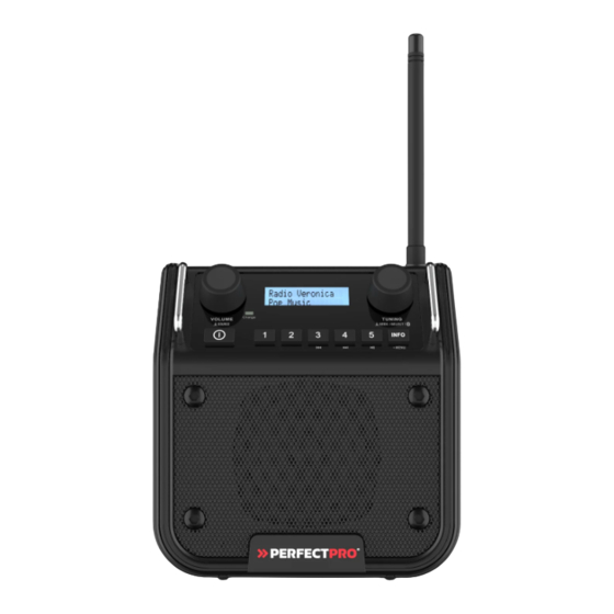 PERFECTPRO DPR2-18V Operating	 Instruction