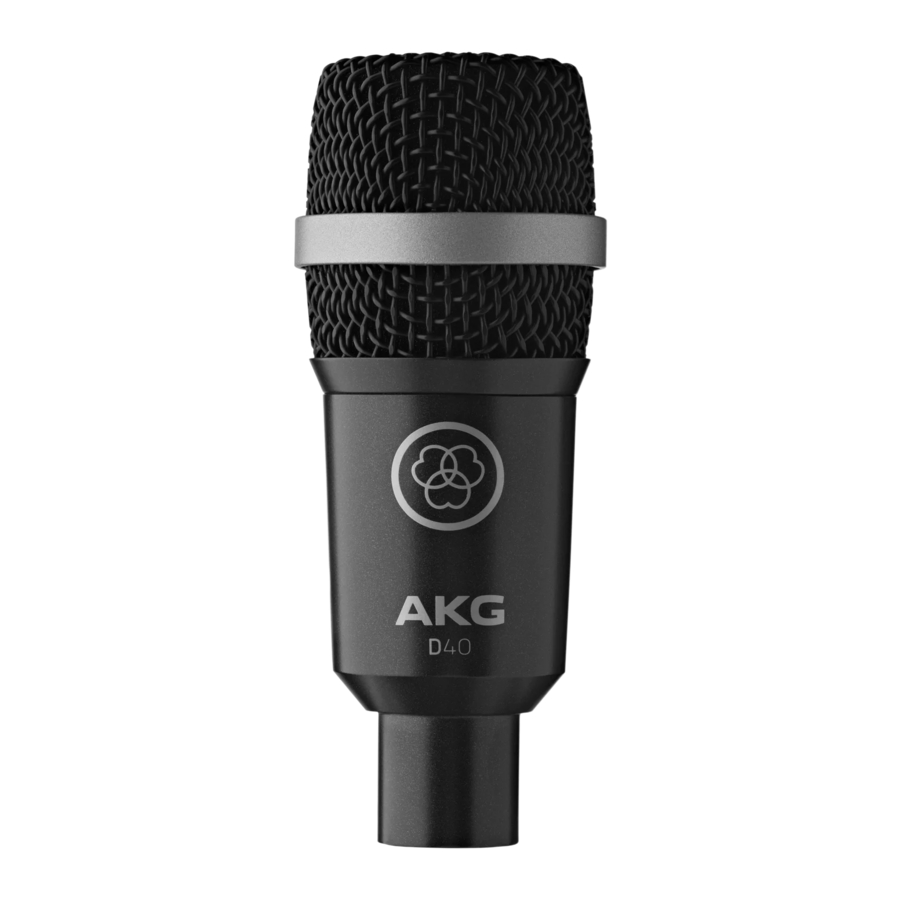 AKG D 40 Features