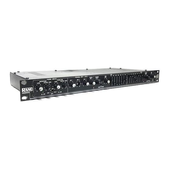 Rane CP 62 Schematic Diagram