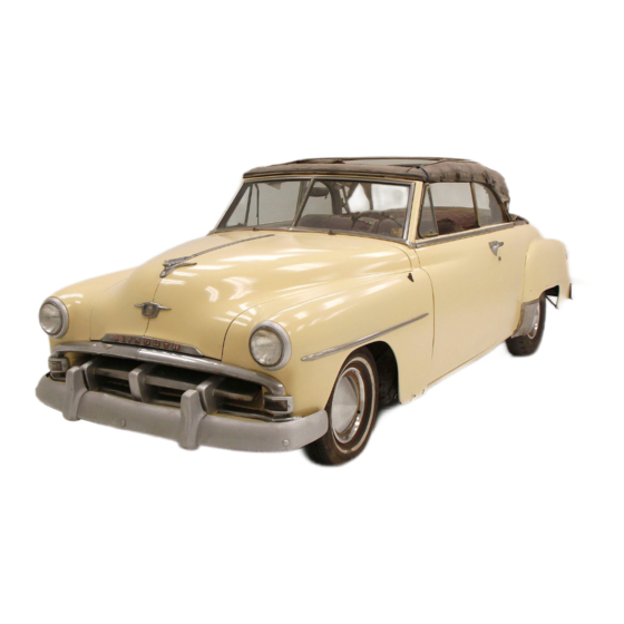 Plymouth Cranbrook Owner's Manual