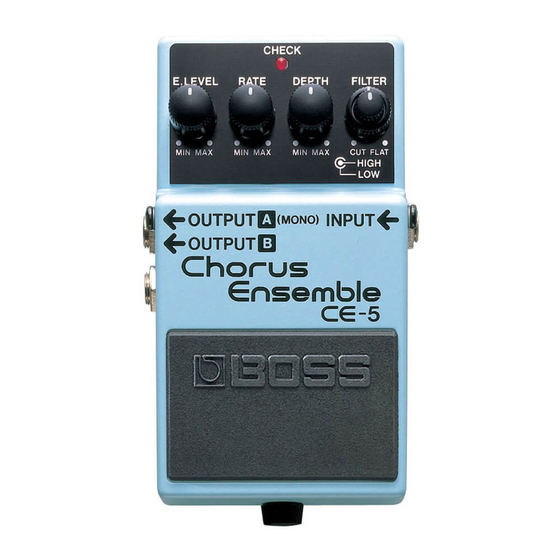 Boss CE-5(T) Service Notes