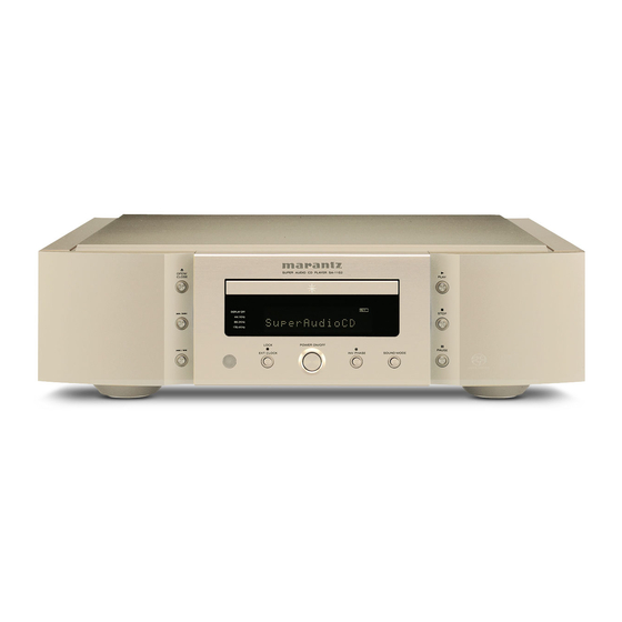 MARANTZ SA-11S2 SERVICE MANUAL Pdf Download | ManualsLib