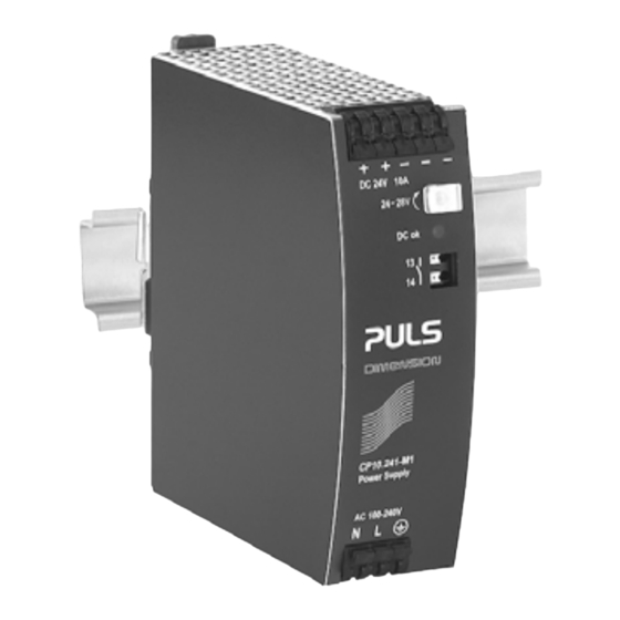 Puls Dimension CP Series Manual