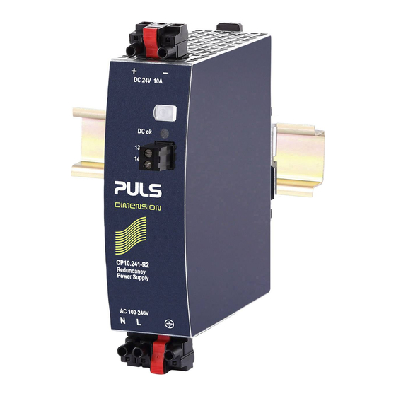 Puls Dimension CP Series Manual