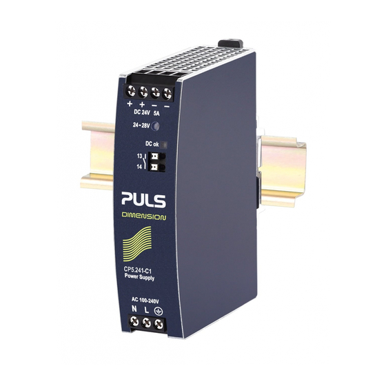 Puls Dimension CP Series Manual