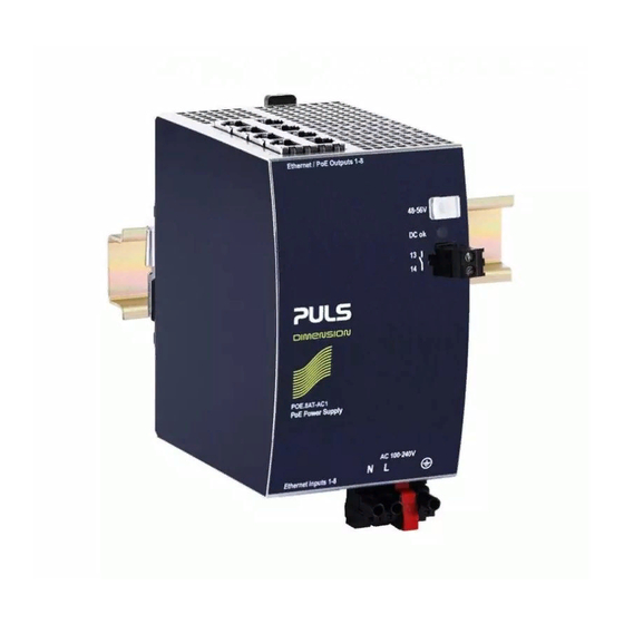 Puls DIMENSION CP Series Manual