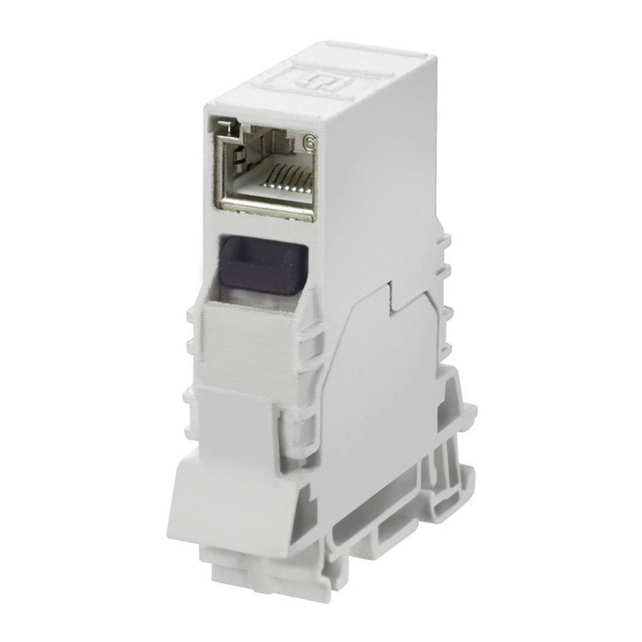 Weidmüller IE-TO-RJ45-FJ-A 8946930000 Mounting Informations
