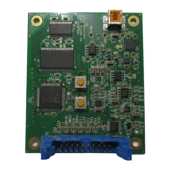 Analog Devices EVAL-ADXL362Z-MLP Quick Start Manual