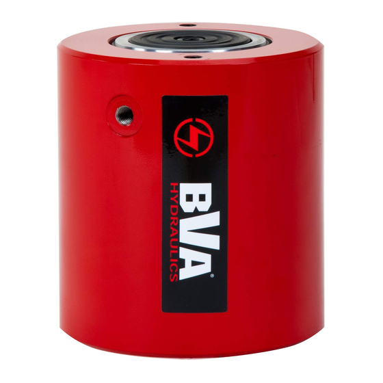 BVA Hydraulics HDG10002 Instruction Manual