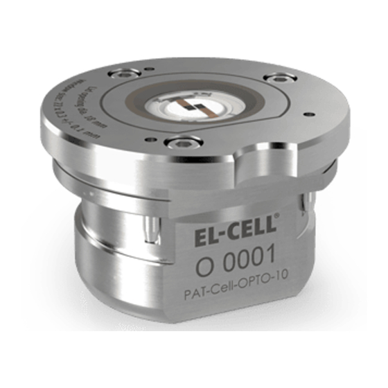 EL-CELL PAT-Cell-Opto-10 User Manual