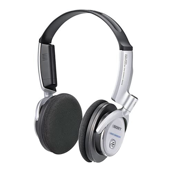 Sony MDR-NC6 Service Manual