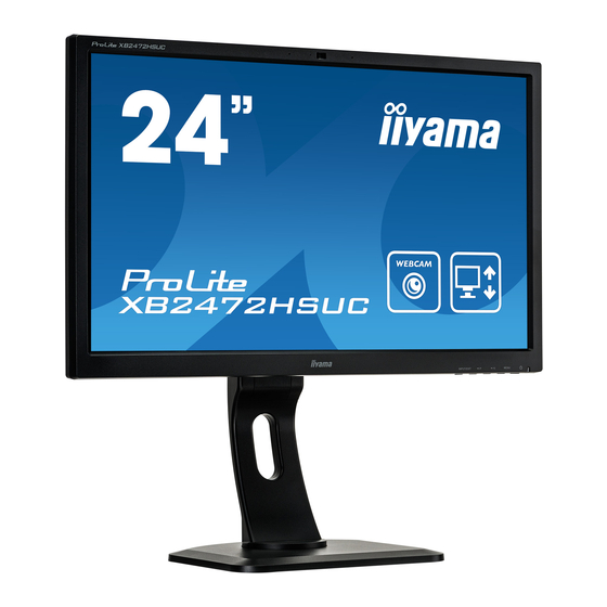 Iiyama ProLite XB2472HSUC Desktop Monitor Manuals