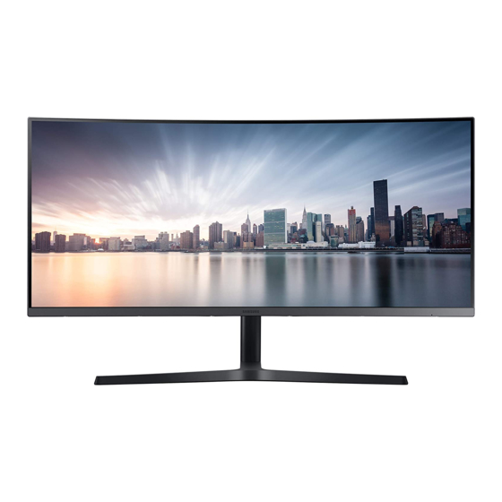 Samsung CH890 Series Curved Monitor Manuals