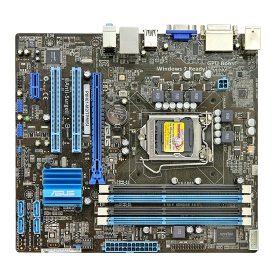 Asus P8H61-M2/TPM/SI R2.0 Manuals