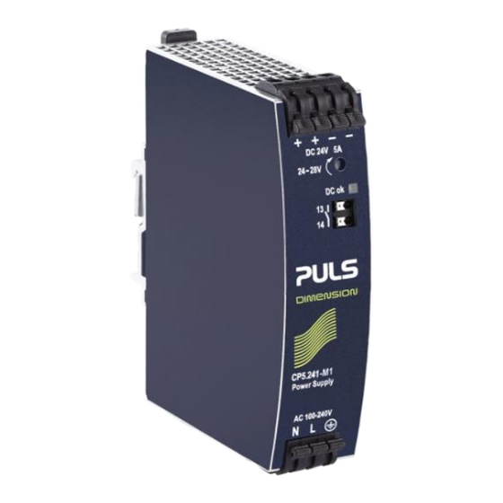 Puls DIMENSION CP Series Manual