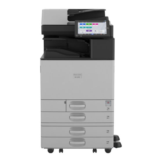 Ricoh IM C2010 User Manual