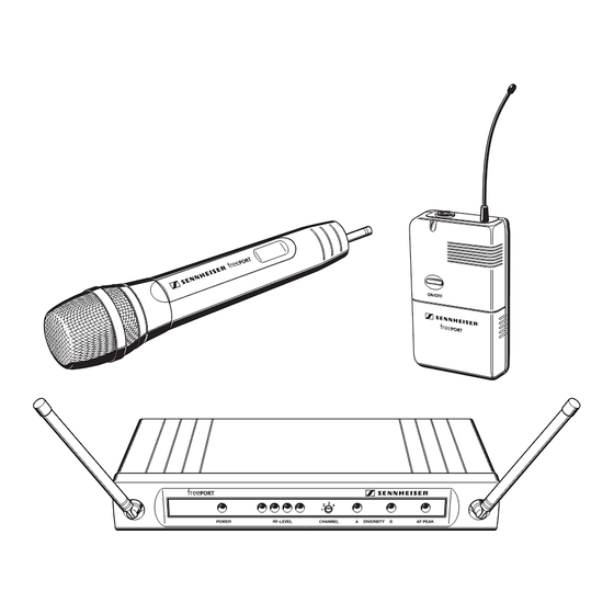 Sennheiser FREEPORT - 08-08 Instructions For Use Manual