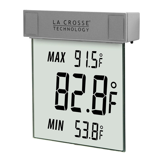 La Crosse Technology WT-1025 Manual