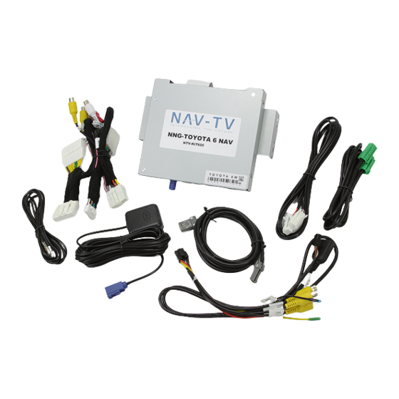 Nav TV NTV-KIT625 Installation Instructions Manual