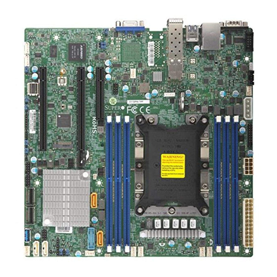 Supermicro X11SPM-TPF User Manual