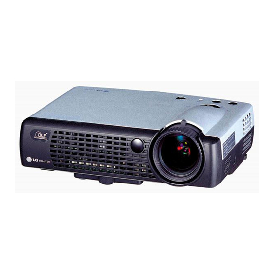 LG RD-JT21 SVGA User Manual