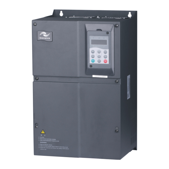 Inovance IS300 Series Troubleshooting Instructions