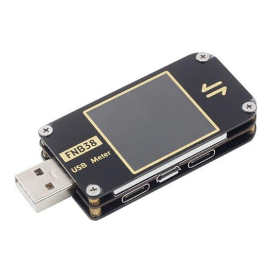 Fnirsi FNB38 USB Meter Tester Manuals
