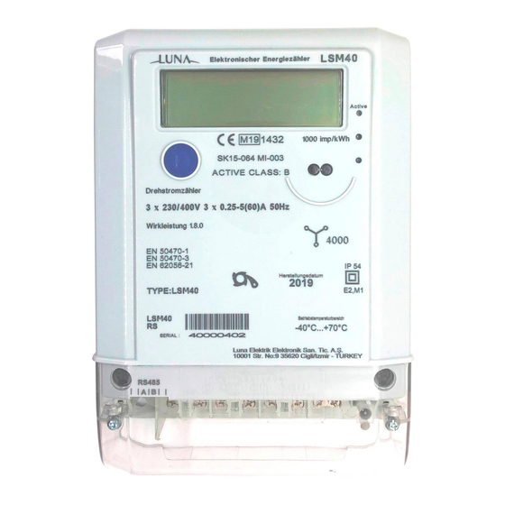 Luna LSM Series Maintenance And User Manual
