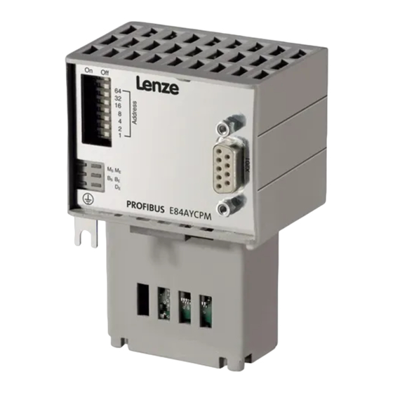 Lenze E84AYCPM Mounting Instructions